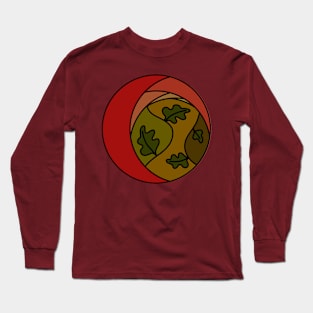 EarthSky - Fire Moon Long Sleeve T-Shirt